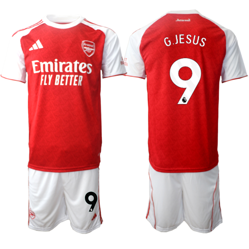 Men 2025-2026 Club Arsenal home red #9 Soccer Jersey 01
